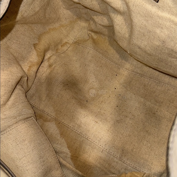 Tory Burch Bag Half Moon Taupe Tote - Picture 12 of 17